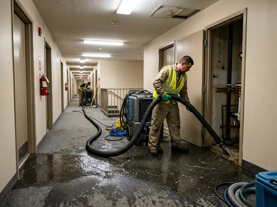 multi-unit-apartment-hallway-f-005 — frequently asked questions, Emergency Burst Pipe Water Extraction & Removal in Pinson,…